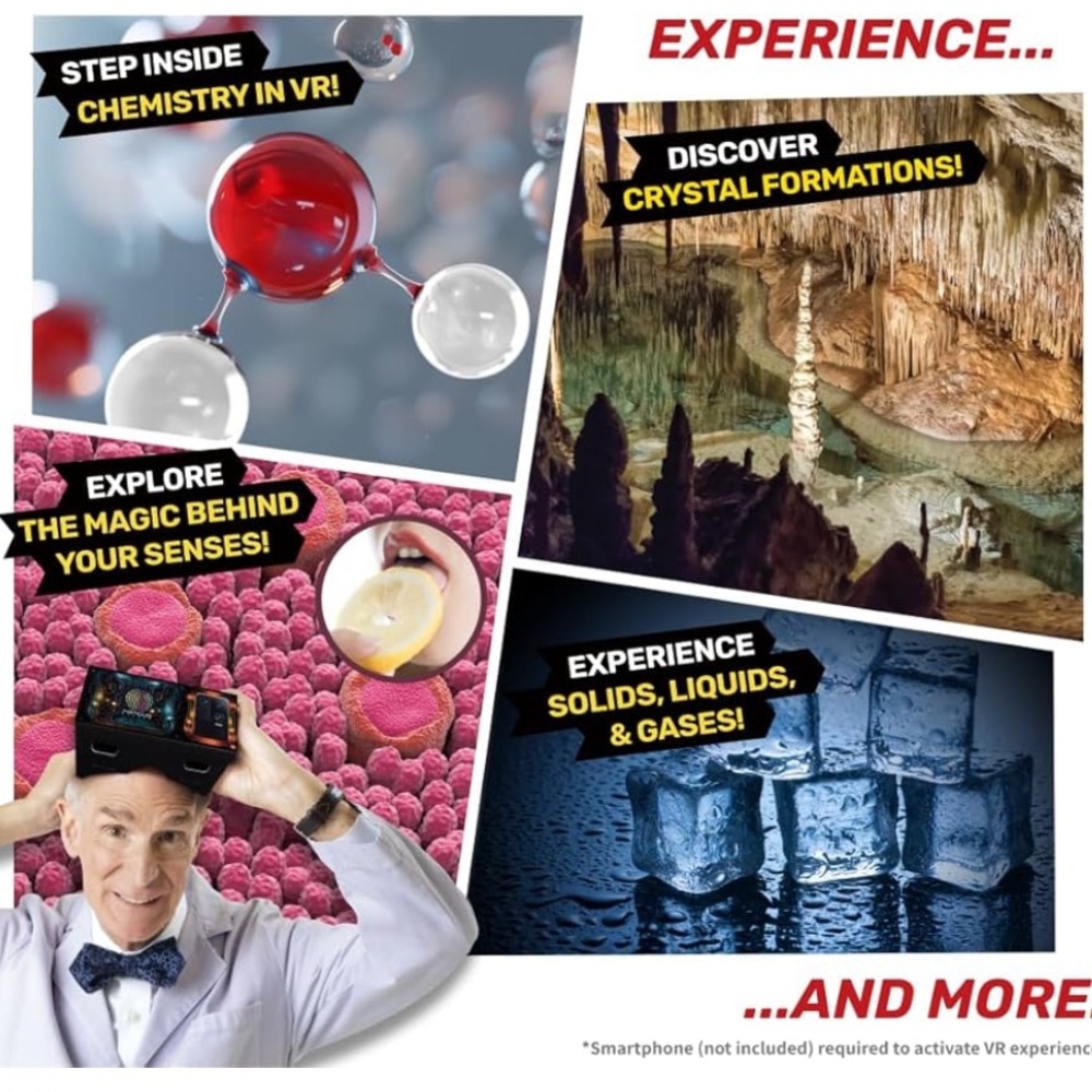 Chem Lab VR Virtual Reality Kids Science Kit Book Interactive Learning Activity - Picture 5 of 7